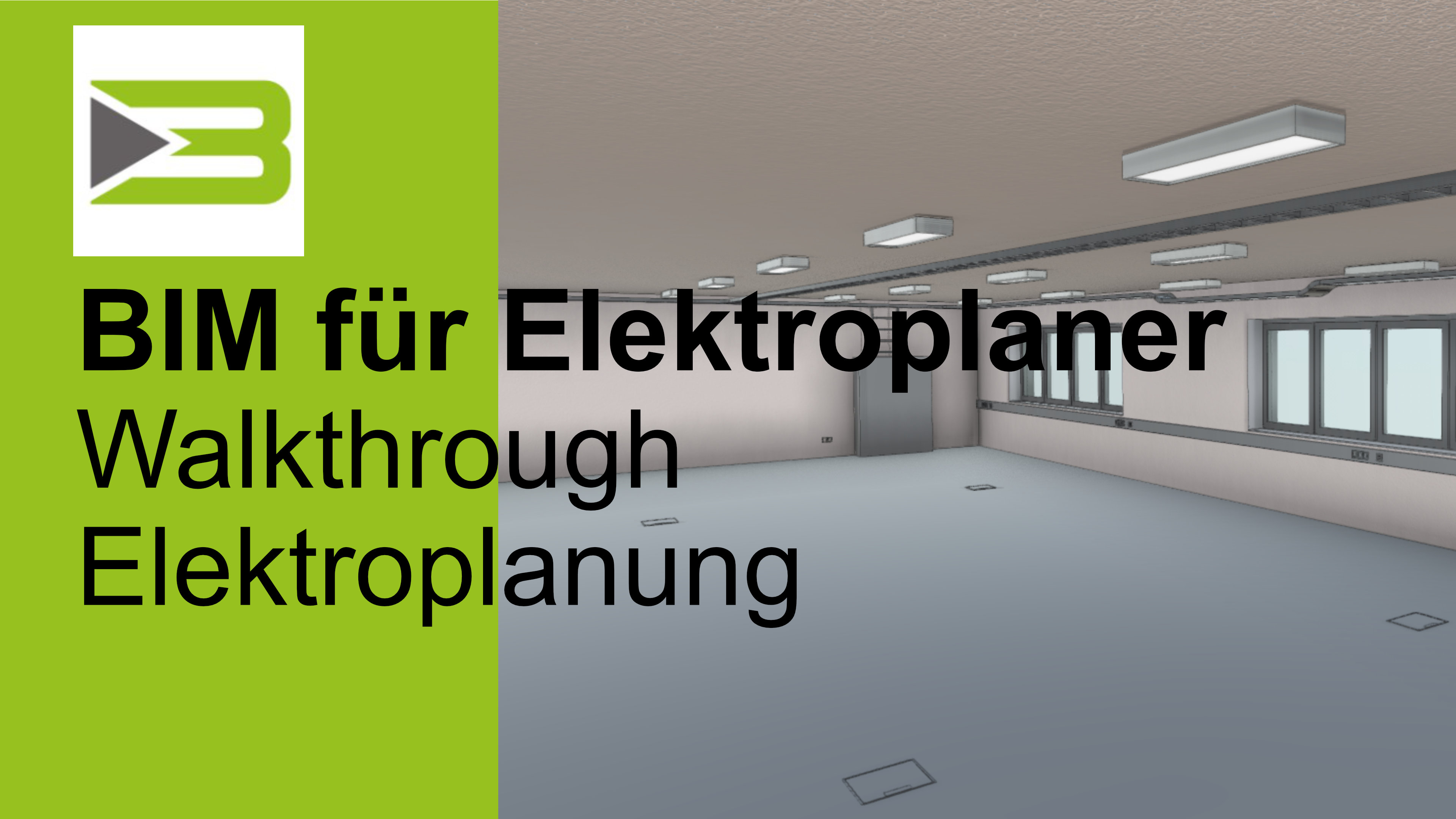 Walkthrough Elektroplanung mit Revit